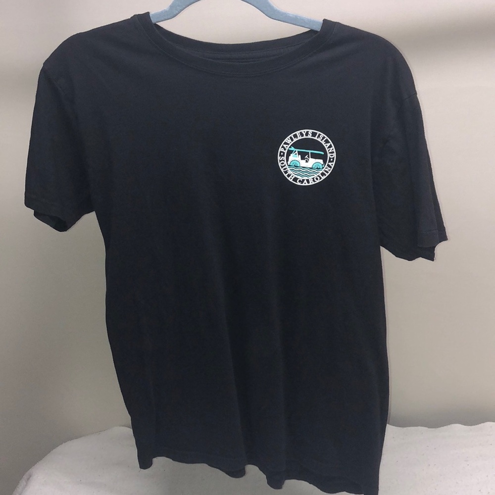Pawleys Island South Carolina black tee shirt